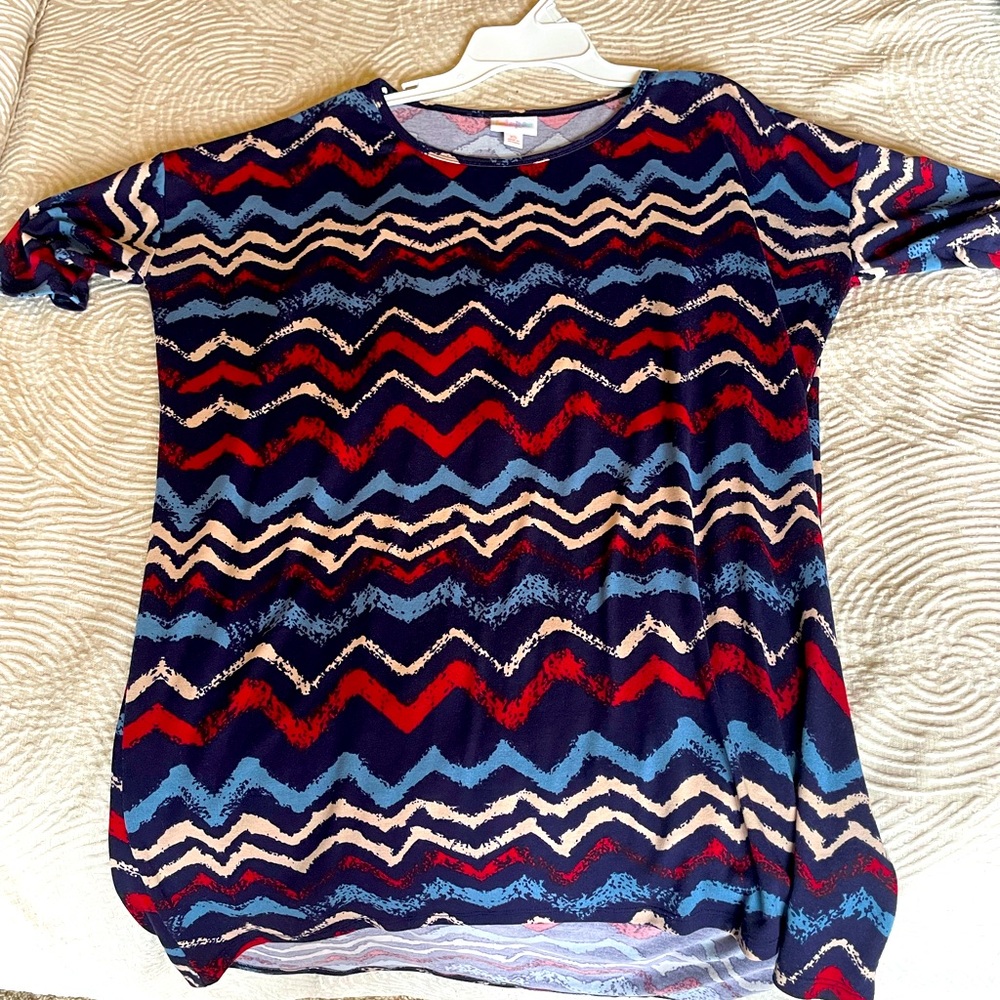 LuLaRoe Fourth of July Irma size xs